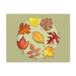 Autumn Leaves Postcard