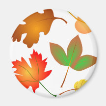 AUTUMN LEAVES REFRIGERATOR MAGNETS