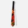 autumn leaves custom tie