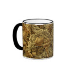 Autumn leaves William Morris pattern Coffee Mug
