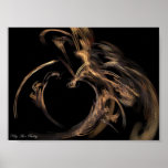 Autumn Love Fractal by Kitty Ann