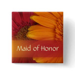 Autumn Maid of Honour Pin / Button