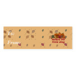 autumn makes trees sing business card templates
