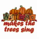 autumn makes trees sing photo cutout