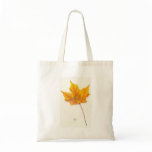 Autumn Maple Leaf in Shades of Gold Bags