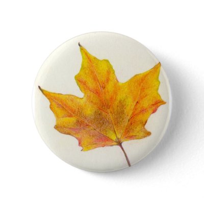 Autumn Maple Leaf in Shades of Gold by MarthaGoutal