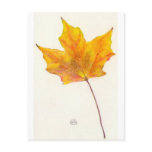 Autumn Maple Leaf in Shades of Gold