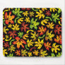 autumn maple leaves mouse mat