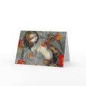 "Autumn Mermaid" Greeting Card