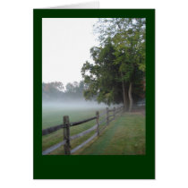 Autumn Mist Greeting Card