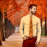 Autumn mood stripes ties