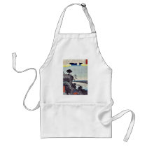 Autumn moon at Ishiyama by Ando, Hiroshige Ukiyoe Aprons