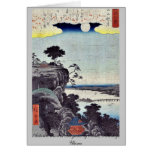 Autumn moon at Ishiyama by Ando, Hiroshige Ukiyoe Card