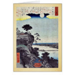 Autumn moon at Ishiyama by Ando, Hiroshige Ukiyoe Greeting Card
