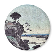Autumn moon at Ishiyama by Ando, Hiroshige Ukiyoe Fridge Magnets