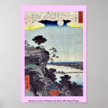Autumn moon at Ishiyama by Ando, Hiroshige Ukiyoe posters