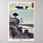 Autumn moon at Ishiyama by Ando, Hiroshige Ukiyoe Print