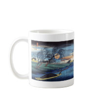 Autumn Moon at Seba, Hiroshige Coffee Mug