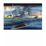 Autumn Moon at Seba, Hiroshige t-shirts