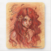 Autumn Moon Fairy Mousepad mousepads