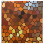 Autumn Mosaic Abstract Cloth Napkin