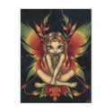 "Autumn Night Fairy" Postcard