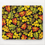 autumn oak leaves mousepads