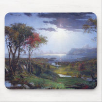 Autumn - On the Hudson River by Jasper Cropsey mousepads