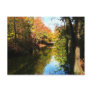 Autumn Park With Bridge