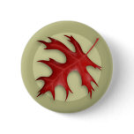 Autumn Pin Oak Leaf Button