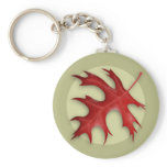 Autumn Pin Oak Leaf Keychain