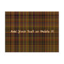 Autumn Plaid postcard