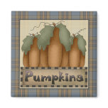 Autumn Primsies · Pumpkins Fridge Magnet