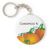 Autumn Pumpkin Customisable keychains