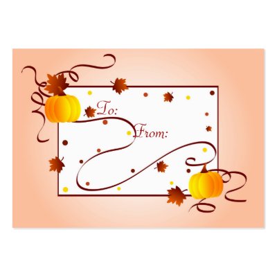 Autumn pumpkins - Gifttag by cycreation