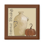 Autumn Pumpkins · Pottery Jug & Pumpkin magnets