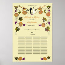 Autumn Quaker wedding, 100 guests Print