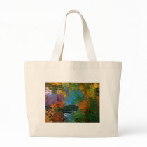 Autumn Reflections, Maine Canvas Bag