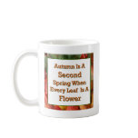 Autumn Saying Coffee Mugs