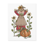 Autumn Scarecrows · Scarecrow 4 Postcard