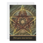Autumn Shades Pentacle X-Large Invitation