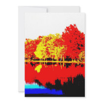Autumn Simplified Personalized Invitations
