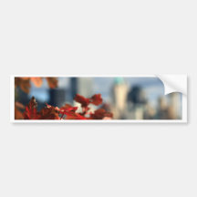 Autumn skyline bumper stickers