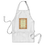 Autumn Song Thanksgiving Poem Apron