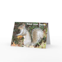 Autumn Squirrel Template