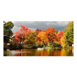 Autumn Storm Coming Personalized Photo Card