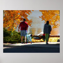 Autumn Stroll Poster