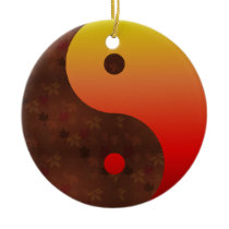 Autumn Sunset Yin Yang Ornament