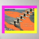 Autumn Swell Haiku Art Print