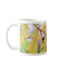 Autumn Tansy Leaves Mugs